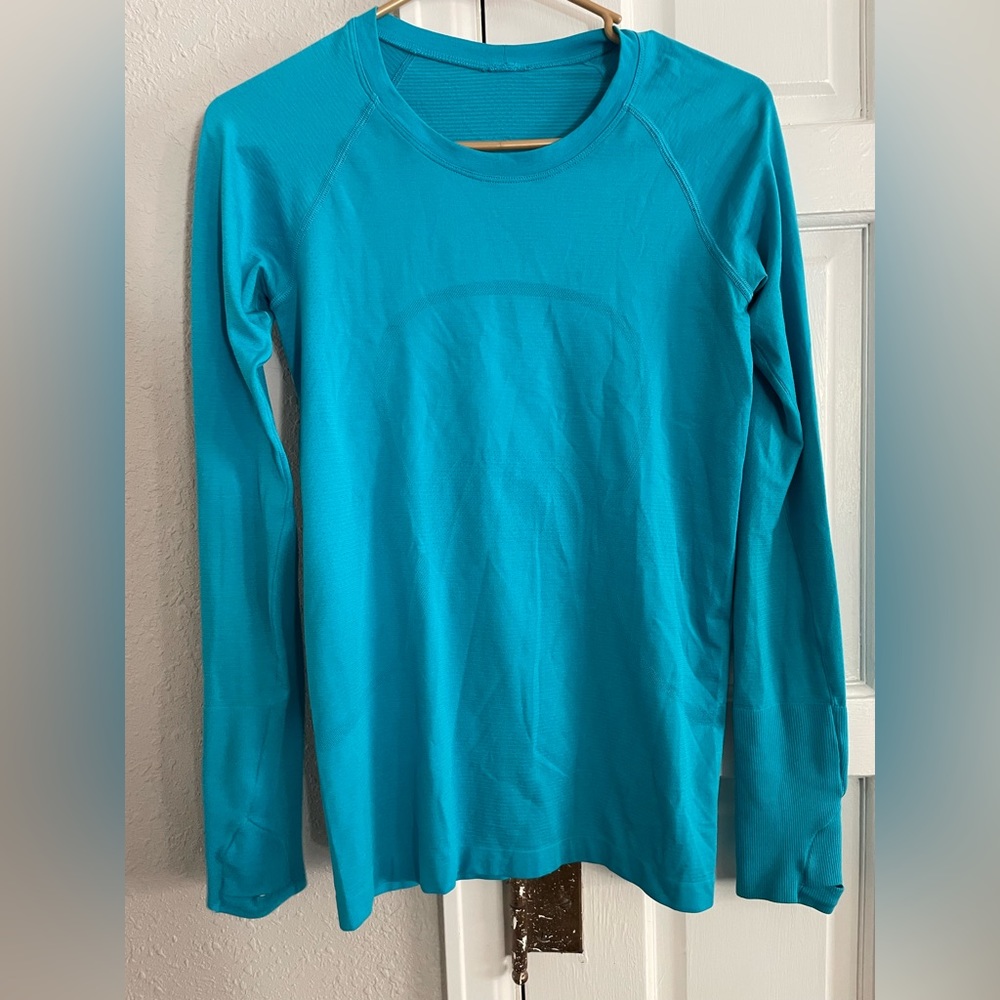 Lululemon Swiftly Tech Blue Long Sleeve